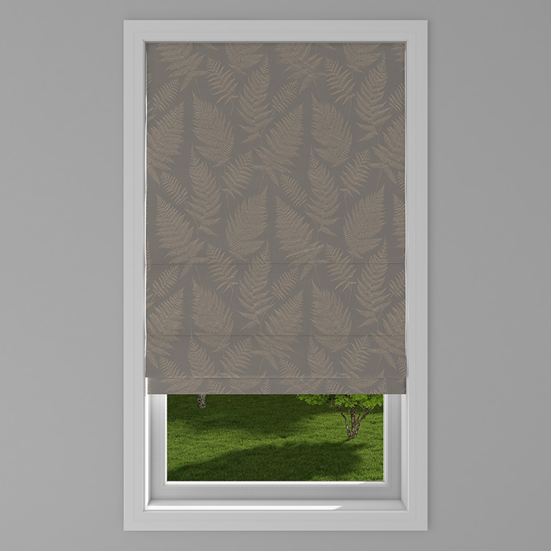 Farrah Pewter Roman Blind Castle Blinds and Awnings