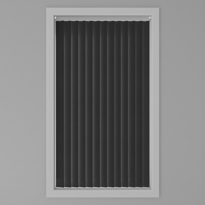 Atlantex Black Vertical Blind Castle Blinds and Awnings