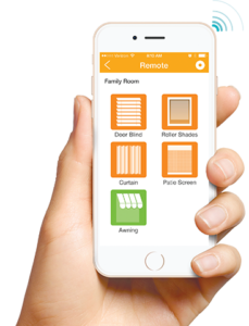Somfy remote app for lantern blinds