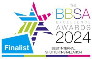 BBSA Excellence awards 2024 - best internal shutter installation
